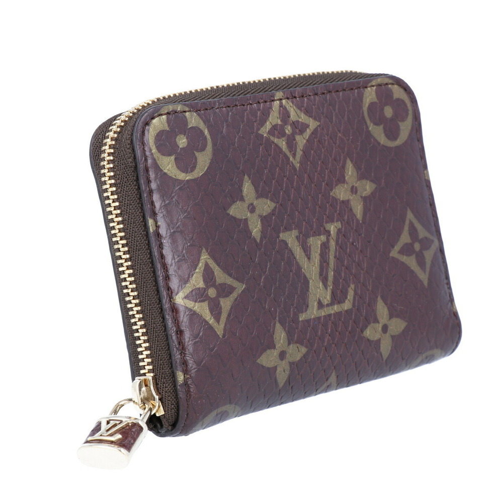 Louis Vuitton Python Case Brown Exotic Wallet Zip… - image 4